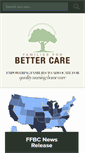 Mobile Screenshot of familiesforbettercare.com