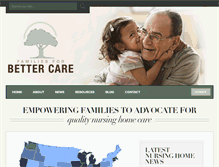 Tablet Screenshot of familiesforbettercare.com